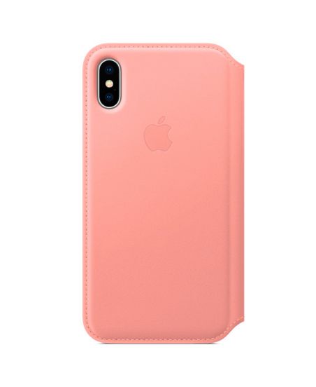 Чехол для iPhone Apple iPhone X Leather Folio Soft Pink